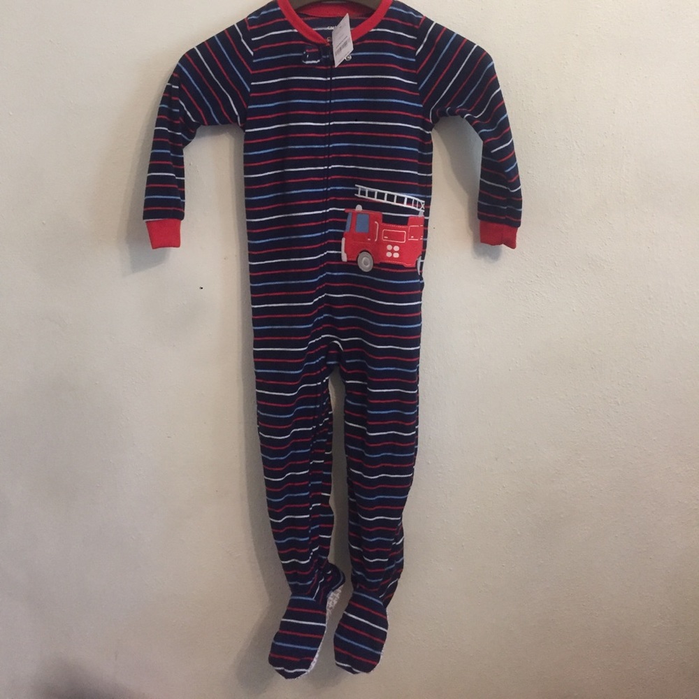 Carters 4t new with tags fire truck sleeper